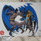 BATMAN Post Card 1994 DC Comics Wizard Comic Book Catalog Release