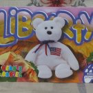 BEANIE BABIES Trading Card #102 Libearty The Bear 1999 2nd Edition Series 3