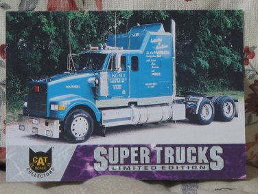 super trucks limited edition collector cards CAT Scale Super Trucks Card Collector Book