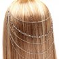 Head Chain Draping Chains Iridescent Hematite Crystal Wedding Jewelry Bridal Fashion Statement