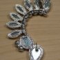 Ear Cuff Tribal Armor Gems Earring Silver Body Jewelry Avant Garde Fashion Statement