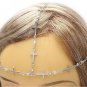 Cross Headchain Armor Chain Crystals Bohemian Indie Boho Crystal Hair Accessory Jewelry Avant Garde