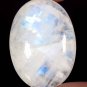 Arty Oval Ring Moonstone Gemstone Gem Gold Chunky Knuckle Art Statement Avant Garde Size 10