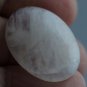 Arty Oval Ring Moonstone Gemstone Gem Silver Chunky Knuckle Art Statement Avant Garde Size 10