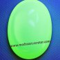 Arty Oval Ring Neon Opal Ultraviolet Light UV Glass Glow in the Dark Silver Artsy Chunky Size 10