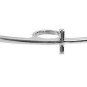 Sideways Cross Ring Forever 21 Boho Indie Bohemian Knuckle Armor Silver Single Curved Size 7