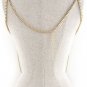 Ribcage Body Chain Avant Garde Draping Metal Box Chains Cage Layered Gold Armor Statement