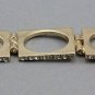 Stack Hinge Ring Crystals Gold Square Geometric Crystal Layered Statement Indie Rock Boho Size 7