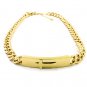 ID Tag Cross Necklace Sideways Statement Choker Collar Gold Tribal Chunky Armor Pendant Chain