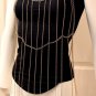 Fringe Tassel Body Chain Runway Draping Layered Gold Metal Armor Avant Garde Edgy Multi Chains