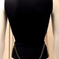 Fringe Tassel Body Chain Runway Draping Layered Gold Metal Armor Avant ...