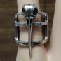Bird Skull Ring Steampunk Poe Taxidermy Goth Antique Silver Avant Garde Armor Knuckle Size 8 7.5