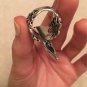 Raven Bird Skull Ring Steampunk Crow Poe Goth Wicca Antique Silver Avant Garde Knuckle