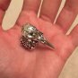 Raven Bird Skull Ring Steampunk Crow Poe Goth Wicca Antique Silver Avant Garde Knuckle
