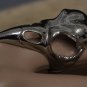 Raven Crow Skull Statement Ring Chunky Bird Knuckle Art Silver Goth Wicca Pagan