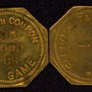 Coney Island Brass Game Coin Token Vintage Antique Collectors Item Fabers Fascination