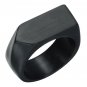 Biker Ring Black Statement Stainless Steel Knuckle Men Women Geometric Metal Size 9