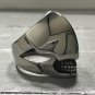 Alien Head Ring Size 12 Biker Rocker Men Stainless Steel Silver Fashion Jewelry