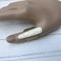 Boho Feather Ring Adjustable Brass Ring Carved Bone Feather