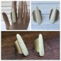 Boho Feather Ring Adjustable Brass Ring Carved Bone Feather