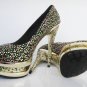 (35-41EUR)women's sexy Rhinestone double platform high heels dress shoes x100