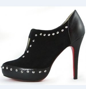 women's 100% sheepskin platform high heels dress shoes x112