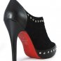 women's 100% sheepskin platform high heels dress shoes x112
