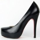 (35-41EUR)women's Snake skin two platform high heels dress shoes x108