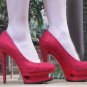 (35-41EUR)women's sexy Rhinestone double platform high heels dress shoes x102