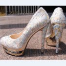 (35-41EUR)women's two paragraph waterproof heels dress shoes x94
