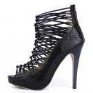 (35-41EUR)women's genuine leather platform high heels sandal x110