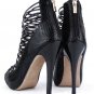 (35-41EUR)women's genuine leather platform high heels sandal x110