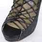 (35-41EUR)women's genuine leather platform high heels sandal x110