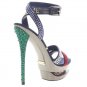 (35-41EUR)women's colorful Rhinestone platform high heels sandal x89