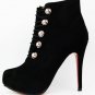 (35-41EUR)women's aulic platform high heels ankle boots( Drop Ship) x109