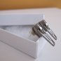Grey Zipper Pull Earrings