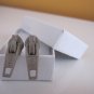Grey Zipper Pull Earrings