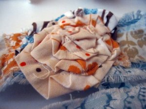Teal Tangerine HeadTie {Seven}