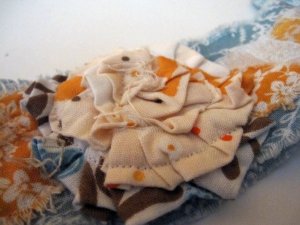 Teal Tangerine HeadTie {Ten}