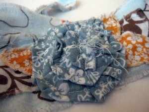 Teal Tangerine HeadTie {Thirteen}