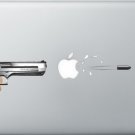 MAcbook Laptop vinyl sticker GUN SHOT