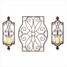 Trio Scrollwork Wall Sconce