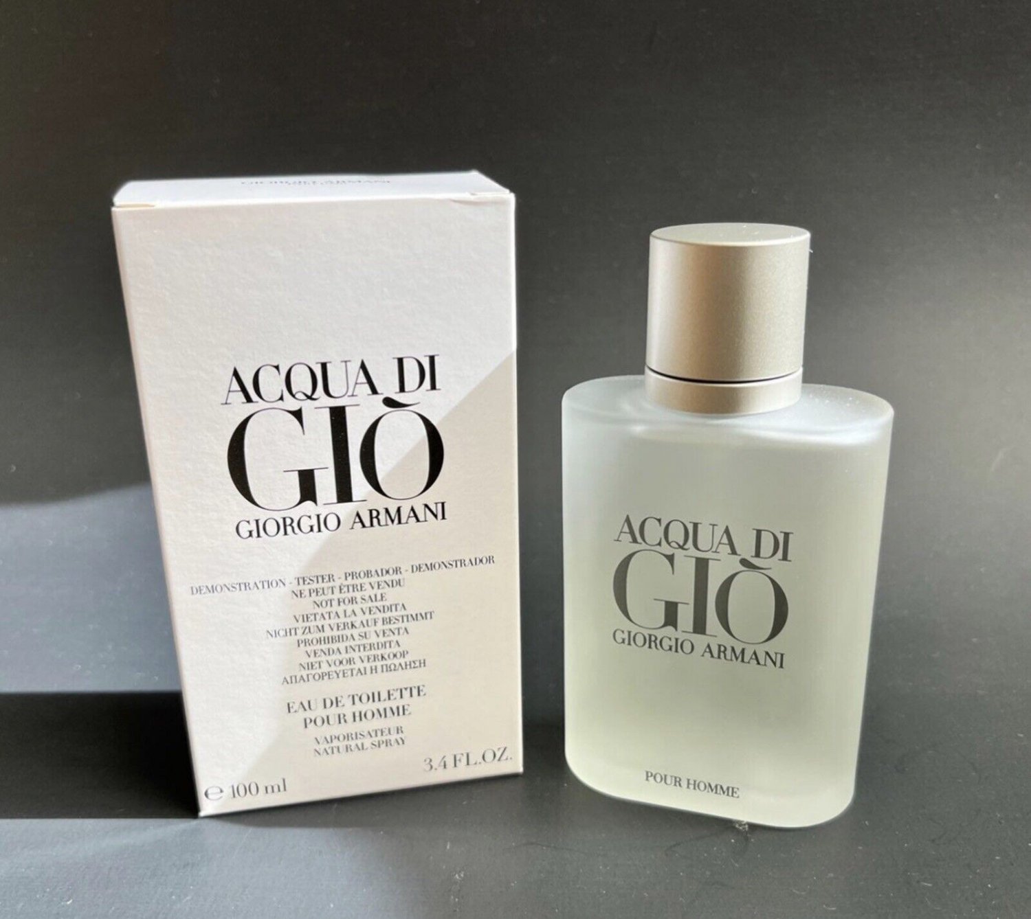 Aqua Acqua Di Gio by Giorgio Armani 3.4 oz EDT Cologne for Men NEW ...