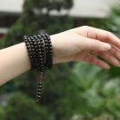 7mm 100% natural black sandalwood meditation yoga 216 Beads Prayer beads Mala