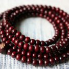 Tibetan 7 mm 100% natural Red sandalwood meditation yoga 216 Beads Prayer