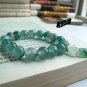 12MM Natural Green Jadeite Jade charm beaded jade beads Bracelet (adjustable string)