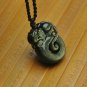 natural Gold Obsidian Hand carved pi yao pendant