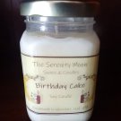 6 Oz. Soy Candle in Square Glass Jar-Variety of Scents To Choose From