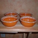Hull tangerine drip chili bowls