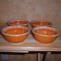 Hull tangerine drip chili bowls